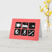 トライアスロン カード (黄色い花)