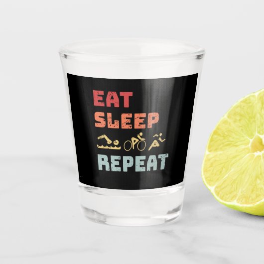 トライアスロン ショットグラス (正面)