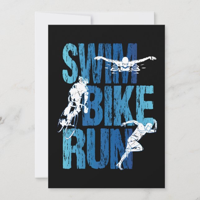 トライアスロン – スイムバイ走 (正面)