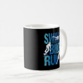トライアスロン – スイムバイ走 コーヒーマグカップ (正面右)