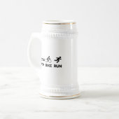 トライアスロン·スイム·バイ走ク ビールジョッキ (正面左)