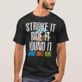 トライアスロン – ストロークIt Ride It Pund It, Triathlon Tシャツ (正面)