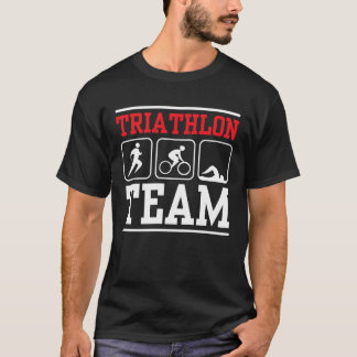 トライアスロン スポーツ アスリート ファミリー フレンド Tシャツ