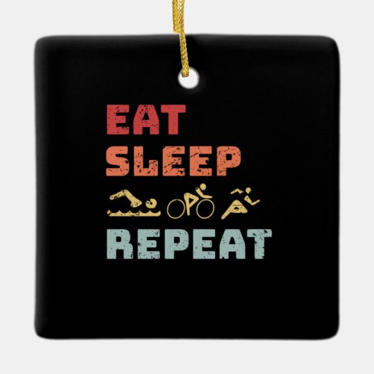 トライアスロン セラミックオーナメント (正面)