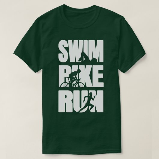 トライアスロン・トライアスレット Tシャツ (デザイン正面)