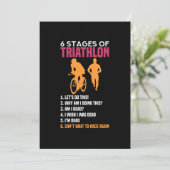 トライアスロン - トライアスロンの6つのステージ 招待状 (スタンド正面)