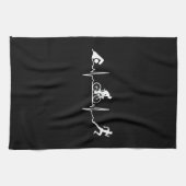 トライアスロン – トライアスロンハートビート キッチンタオル (横)