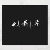 トライアスロン – トライアスロンハートビート スパークリングワインラベル (シングルラベル)