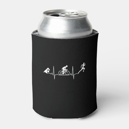 トライアスロン – トライアスロンハートビート 缶クーラー (缶正面)