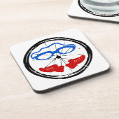 トライアスロン・フリークのロゴ コースター (左側)