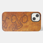 トライアスロン・ペトログリフ iPhoneケース (裏面横)