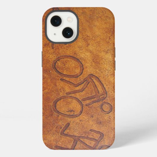 トライアスロン・ペトログリフ iPhoneケース (裏面)