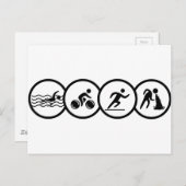 トライアスロン ポストカード (正面/裏面)