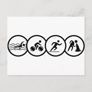 トライアスロン ポストカード