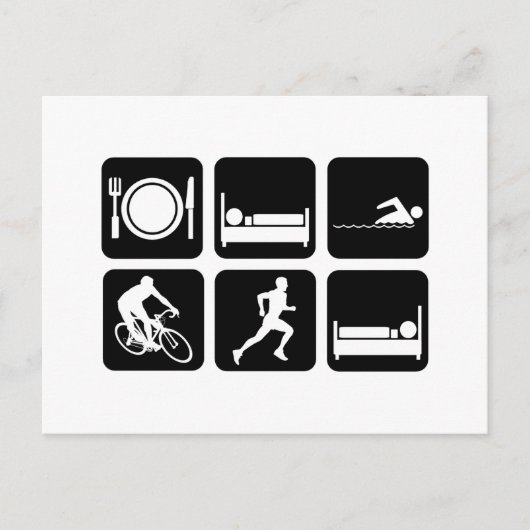 トライアスロン ポストカード (正面)