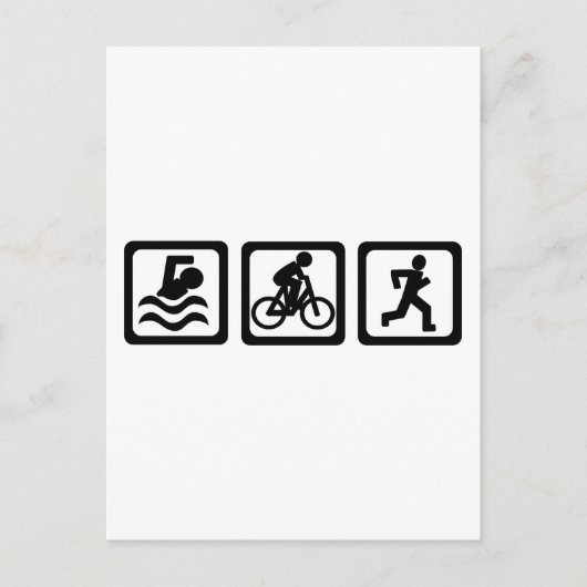 トライアスロン ポストカード (正面)