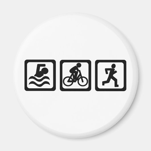 トライアスロン マグネット (正面)