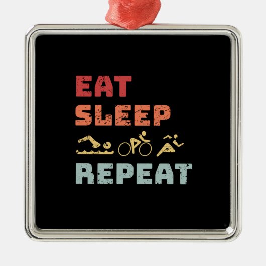 トライアスロン メタルオーナメント (正面)