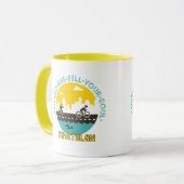 トライアスロン。冒険があなたの魂を満たす マグカップ (正面左)