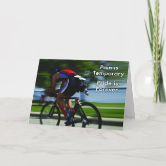 トライアスロン – 痛みは一時的 カード