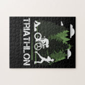 トライアスロン、素晴らしい自然 ジグソーパズル (横)