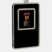 トライアスロン – 6ステージのトライアスロン シルバープレートフレームオーナメント (右)