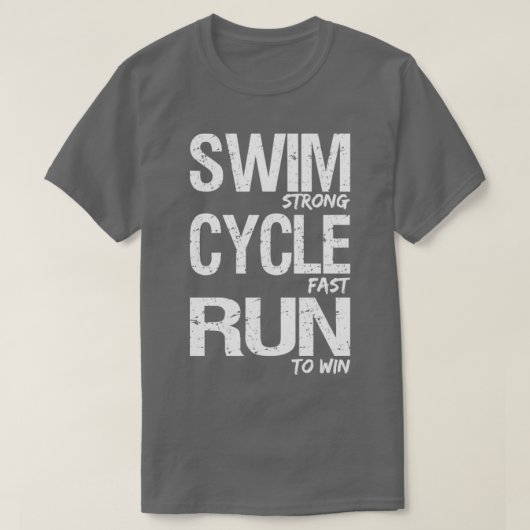 トライアスロン Tシャツ (デザイン正面)