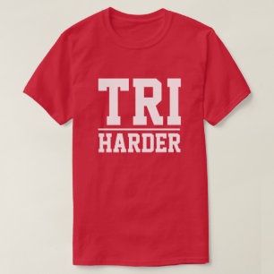 トライアスロンTシャツ(トライアスリート用) - TRIハーダー Tシャツ