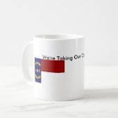 トライアドの愛国者のコーヒー・マグ コーヒーマグカップ (正面左)