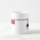 トライアドの愛国者のコーヒー・マグ コーヒーマグカップ (中央)