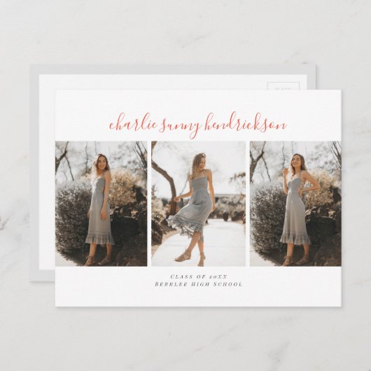 トライアド卒業発表はがき ポストカード (正面/裏面)