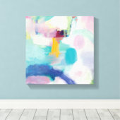 トライアルと明るい空気 キャンバスプリント (インサイチュ (ウッドフロア))