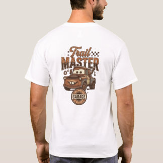 トライアルマスター ビンテージ ガレージ レトロ レッカー車 グラフィック Tシャツ