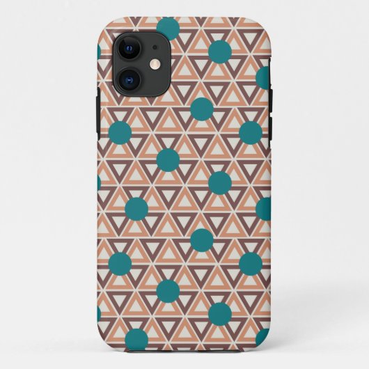 トライアングルキルトiPhone/iPadケース Case-Mate iPhoneケース (裏面)