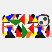 トライアングルコラージュ iPhoneケース (裏面横)