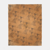 トライアングルパターン5 フリースブランケット (正面)