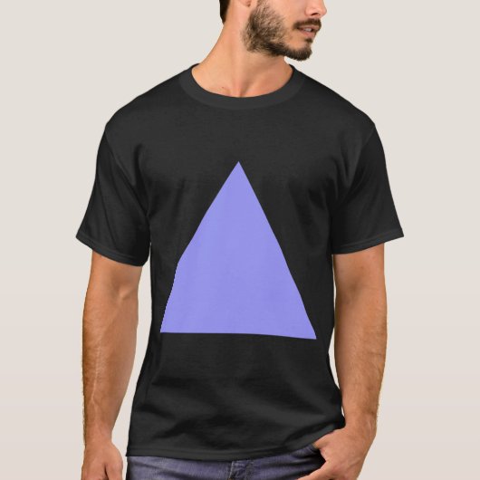 トライアングル – パステルブルー Tシャツ (正面)