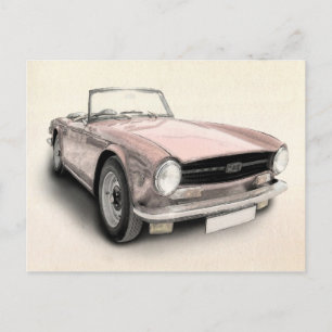 トライアンフ TR6 ポストカード