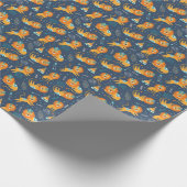 トライオンズ漫画のシームレスなパターン ラッピングペーパー (角)