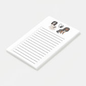 トライカラーとブラックとタンカバリエ ポストイット (アングル)