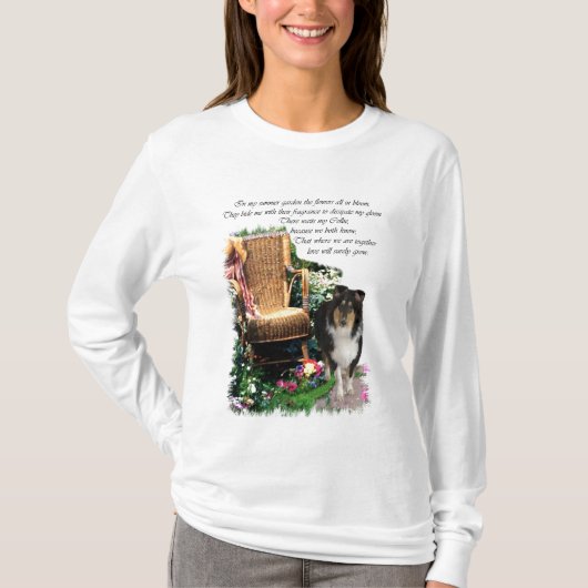 トライカラーのラフなカラーアートギフト Tシャツ (正面)