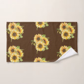 トライカラーひまわり バスタオルセット (ハンドタオル)