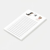 トライカラーアンドブレンハイムカバリエパピーズ ポストイット (アングル)