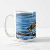 トライカラーヘロンオンブランチ付マグカップ コーヒーマグカップ (左)