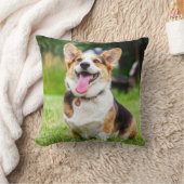 トライカラーペンブロークウェルシュコーギー子犬 クッション (ブランケット)
