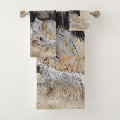 トライカラー英語セッターアート木口料理狩り バスタオルセット (インサイチュ)