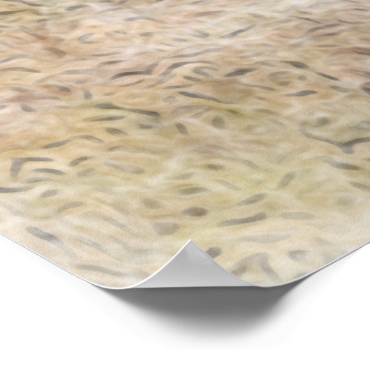 トライカラー英語セッターアート木口料理狩り ポスター (角)