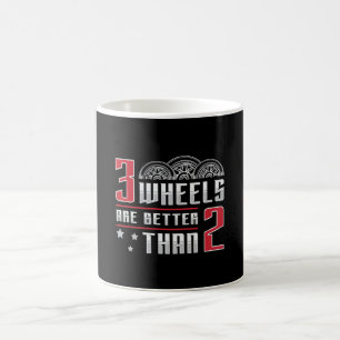 トライカー3ホイールは2モータートライクよりも優れている コーヒーマグカップ