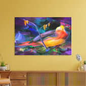 トライカ数々のラーバード キャンバスプリント (インサイチュ (リビング))