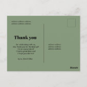 トライガンサンカード, パーティーの動物ジャングル ポストカード (裏面)